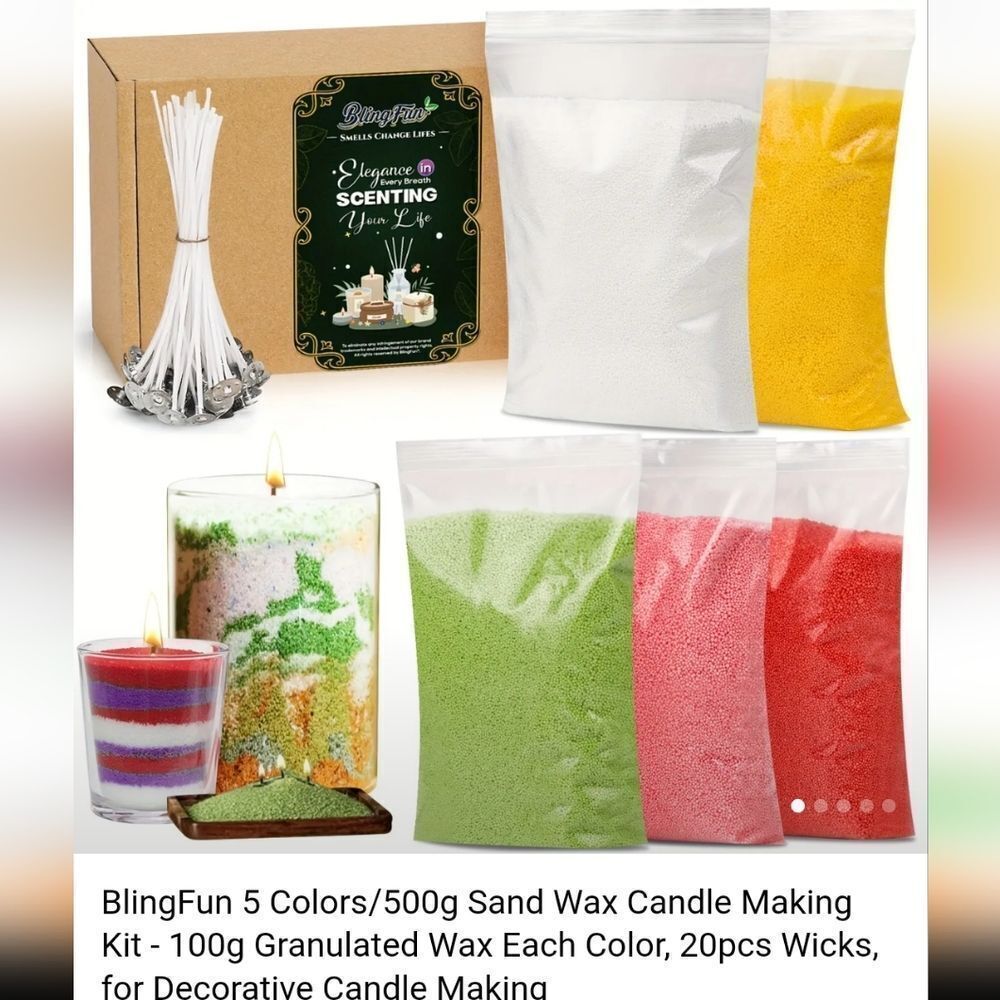Sand Wax Candle making Kit